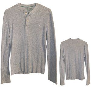 American Eagle Mens Shirt Long Sleeve Pullover S/P